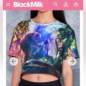 BlackMilk Labyrinth Ludo Friend Cropped BFT- Limited. VERY RARE. Like new.